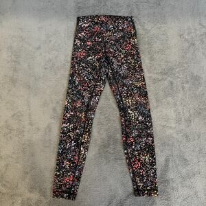 Lululemon Wunder Under Black Multi Athletic Hi-Rise Tight Leggings Women's Sz 6